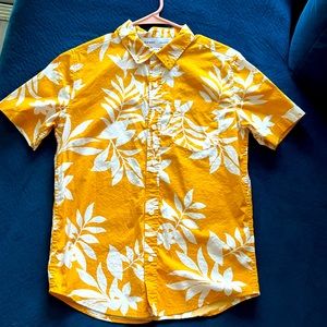 Youth Hawaiian button up shirt for young boys